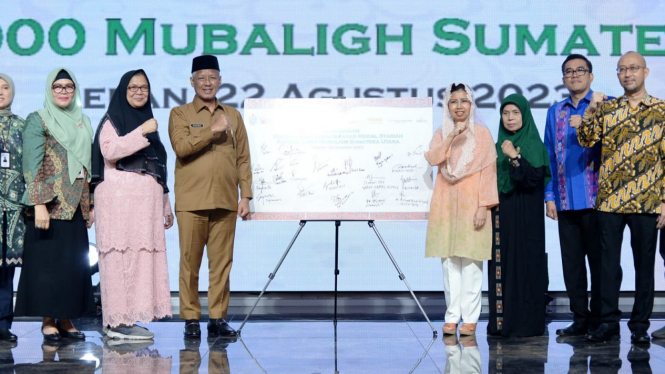 Perancangan edukasi dan literasi Pasar Modal Syariah kepada 1.000 mubaligh se-Kota Medan.