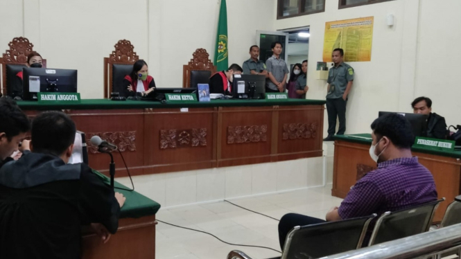 Sidang tuntutan terdakwa Luhur Sentosa Ginting, dalang penembakan dan pembunuhan berencana eks anggota DPRD Langkat, Paino.