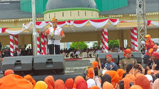 Bacapres Anies Baswedan saat hadiri PKS Menyapa di Sumut.