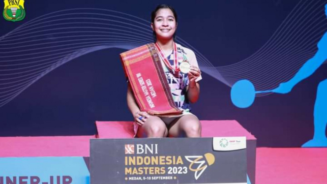 Tunggal putri Indonesia, Ester Nurumi Tri Wardoyo juara BNI Indonesia Master 2023.