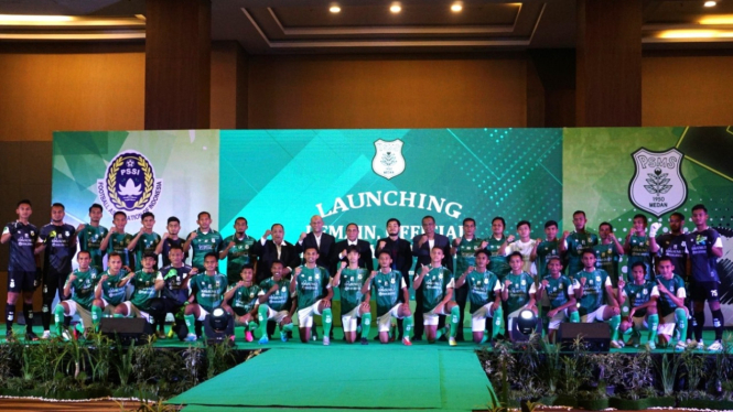Launching tim official dan pemain PSMS Medan musim 2023/2024.