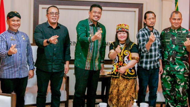 Wali Kota Medan, Bobby Nasution fasilitasi Ida Dayak di Medan.