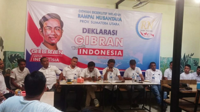 Deklarasi Rampai Nusantara dukung Gibran Rakabuming sebagai Cawapres 2024.