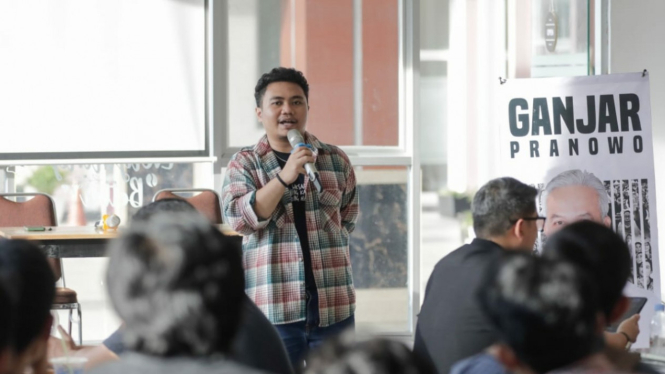 Civitas Ganjar gelar diskusi enterpreneurship talk berani berwirausaha.