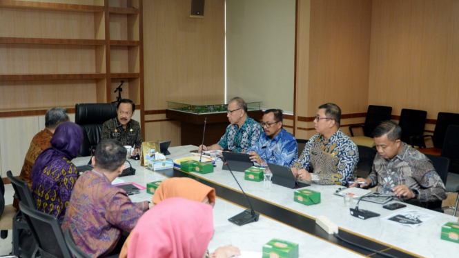 Rapat persiapan Aquabike Jetski World Championship di Danau Toba.