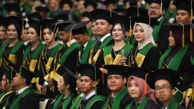 Prosesi wisuda USU 2.279 lulusan.