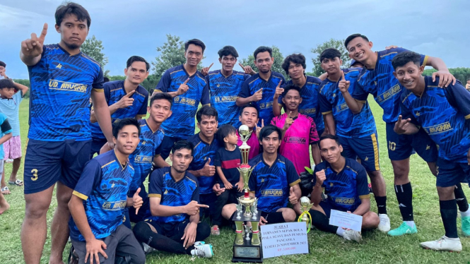Kuala Tanjung FC juarai Turnamen AGAVE Pemuda Pancasila Cup 2023, Kabupaten Batubara.
