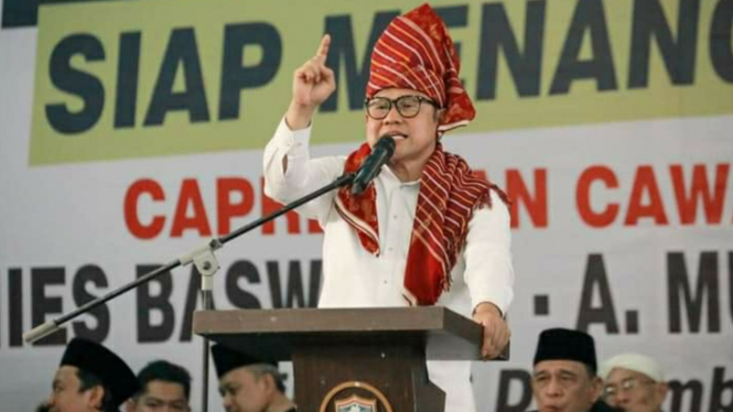 Cawapres nomor urut 1, Muhaimin Iskandar silaturahmi dengan masyarakat di Sumut.