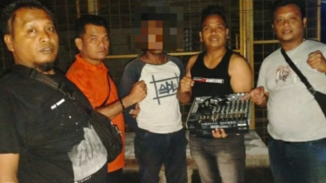 FA pelaku pencurian sound sistem Masjid Raya Pangkalan Brandan, Langkat.