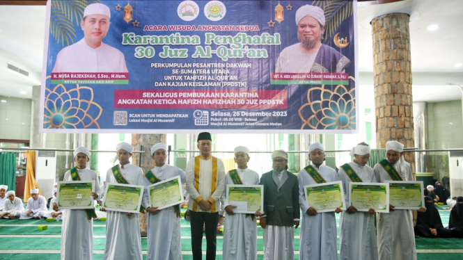 Ketua Yayasan Haji Anif, Musa Rajekshah hadiri wisuda 7 hafiz 30 juz di PPDSTK.