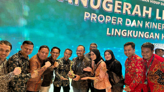 Patra Niaga Regional Sumbagut meraih penghargaan PROPER KLHK.