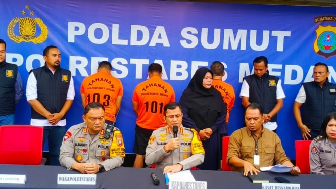 Kapolrestabes Medan, Kombes Pol. Teddy John Sahala Marbun paparkan pembunuhan bos doorsmeer.