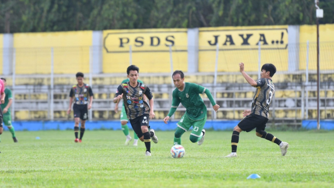 Laga ujicoba PSMS Medan lawan tim Liga 3, Ratu FC.
