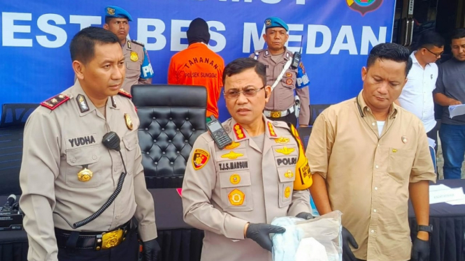 Kapolrestabes Medan, Kombes Pol Teddy John Sahala Marbun.