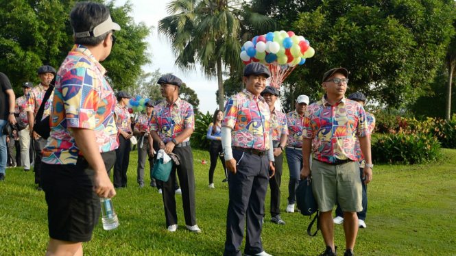 Pj Gubernur Sumut, Hassanudin membuka turnamen golf Inalum.