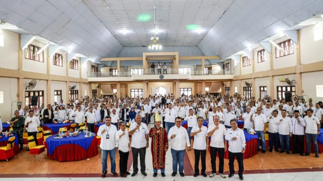 Pj Gubernur Sumut, Hassanudin di Pra Musrenbang RKPD 2025 Zona Kepulauan Nias.