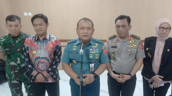 Plt Gubernur Lemhanas Laksdya TNI Maman Firmansyah di Kantor Gubernur Sumut