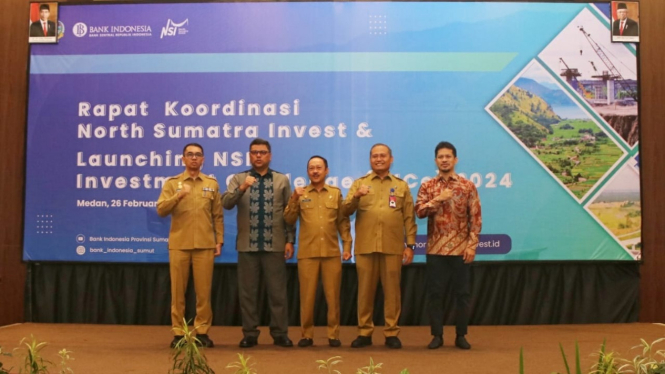Sekda Sumut, Arief S Trinugroho membuka Rapat Koordinasi North Sumatera Invest dan Launching NSI Investment Challenge (NIce) 2024.