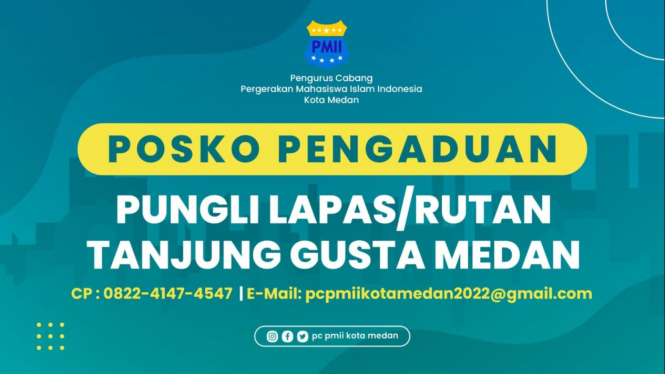 PC PMII Medan membuka posko pengaduan dugaan pelanggaran di Lapas Tanjung Gusta.
