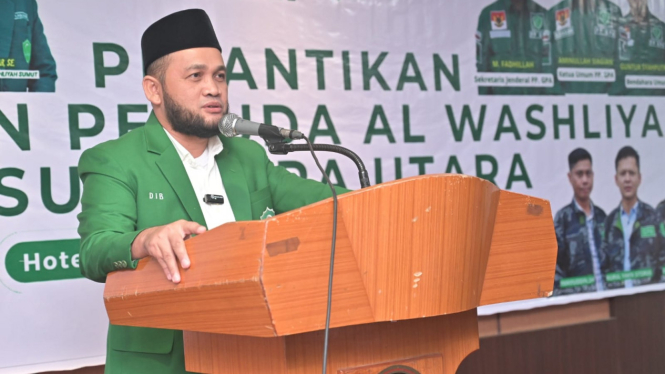 Ketua PW Al Jam'iyatul Washliyah Sumut, Dedi Iskandar Batubara.