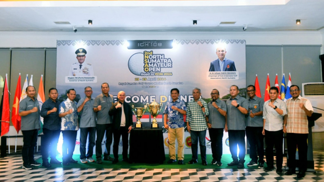 Pj Gubernur Sumut, Hassanudin hadiri Kejuaraan North Sumatera Amateur Open (NSAO) 2024.