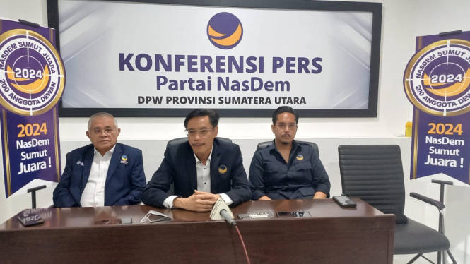 Ketua DPW NasDem Steksumut, Iskandar ST.