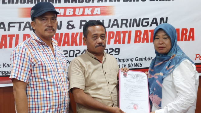 Desi Pohan daftar ke PDI Perjuangan Batubara sebagai Wabup Batubara.
