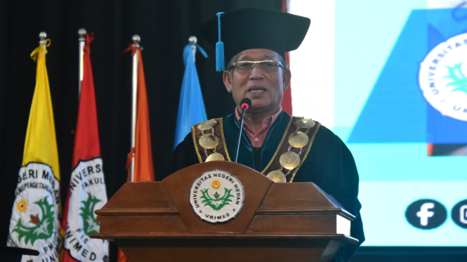 Ketua Senat Unimed, Prof. Dr. Syawal Gultom.