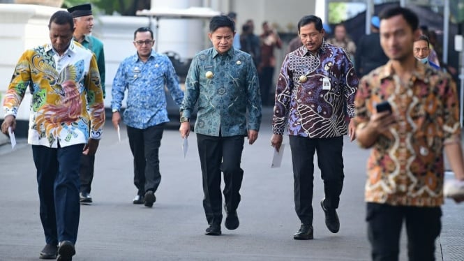 Pj Gubernur Sumut, Hassanudin di Istana Negara.