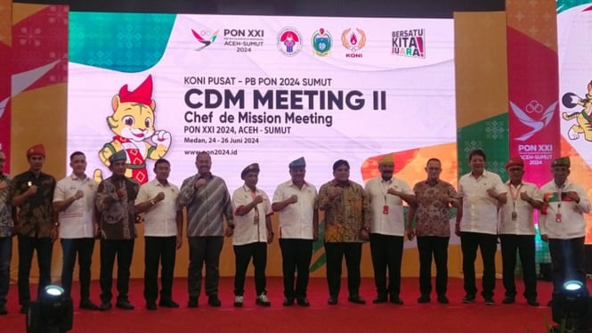 Chef de Mission (CdM) Meeting II PON XXI Aceh-Sumut.