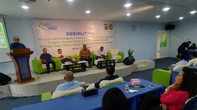 Sosialisasi Program Jaminan Sosial Ketenagakerjaan Hiburan