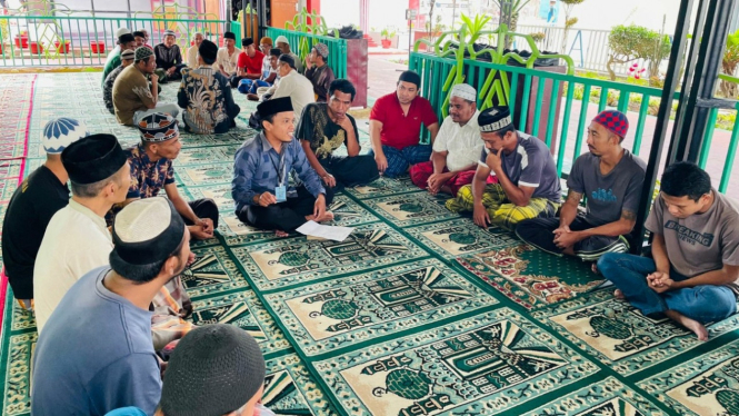 Penyuluhan keagamaan warga binaan Lapas Siborongborong.