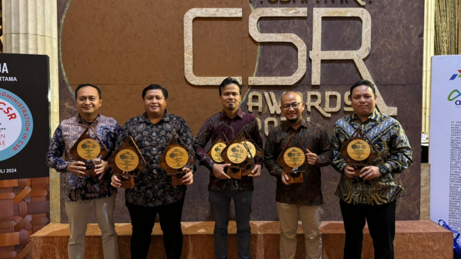 Pertamina Sumbagut raih sembilan Platinum Elit Nusantara CSR Award 2024.