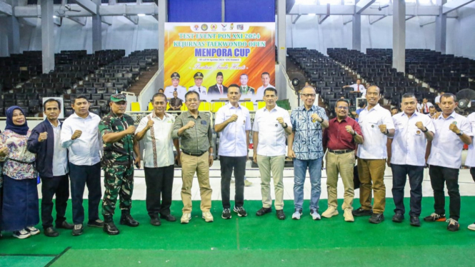 Test Event PON 2024 dan Kejurnas Taekwondo Piala Menpora.