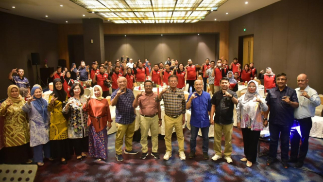 Media gathering Unimed bersama jurnalis di Kota Medan.