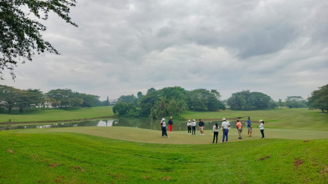 Lapangan Royal Sumatera yang dipersiapkan menjadi venue golf di PON XXI Aceh-Sumut 2024.