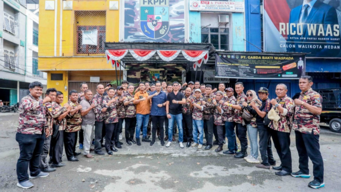 FKPPI Kota Medan deklarasi dukung Rico-Zaki di Pilkada Medan.