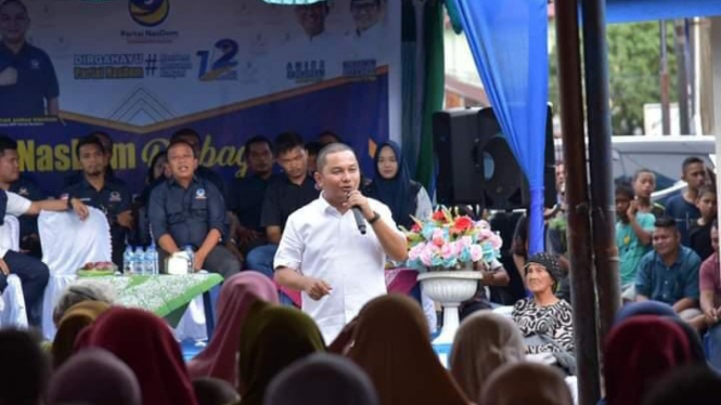 Ketua DPP NasDem Teritori Sumatera 1 Sumut-Aceh, Bakhtiar Ahmad Sibarani.