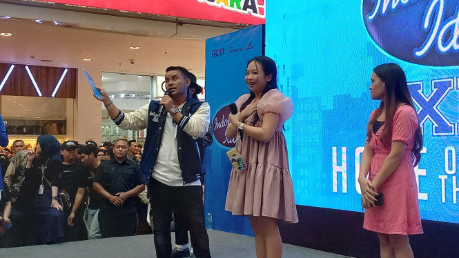 Judika hadir langsung Audisi pemanasan Indonesian Idol di Kota Medan.