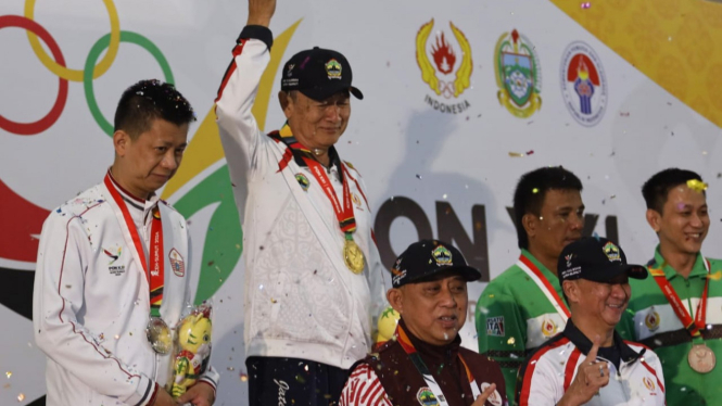 Pebiliar Jateng, Tan Kong A, sukses meraih medali emas di PON 2024.