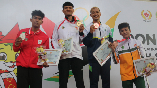 Pesilat Lampung, Muhammad Wildan raih emas perdana di PON 2024.