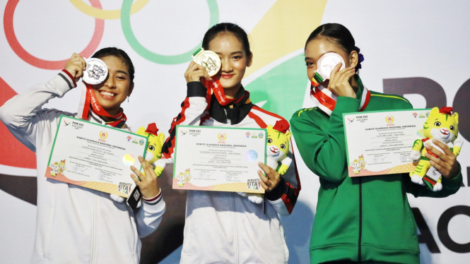 Calista Setiawan, pewushu Jateng sabet medali emas di PON 2024.