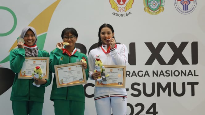 Dua perenang Jatim raih medali emas dan perak di PON 2024.