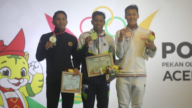 Aflah Fadlan, perenang Jabar raih emas perdana di PON 2024.