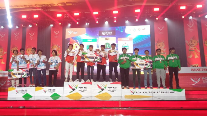 Juara cabor Esports nomor HOK PON 2024.