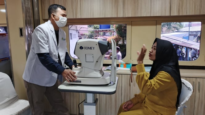 KAI Divre I Sumut gelar layanan kesehatan gratis dengan Rail Clinic.