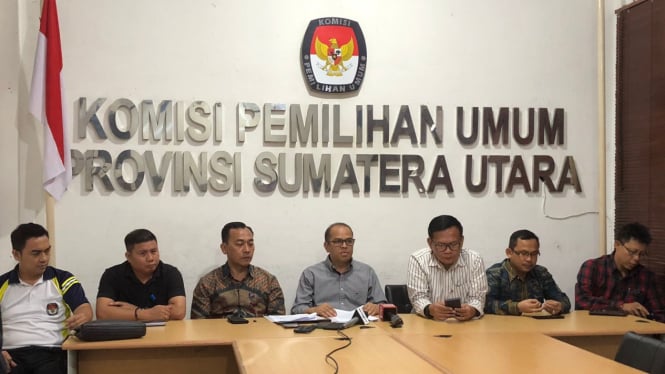 KPU Sumut umumkan penetapan paslon Gubernur dan Wakil Gubernur Sumut.