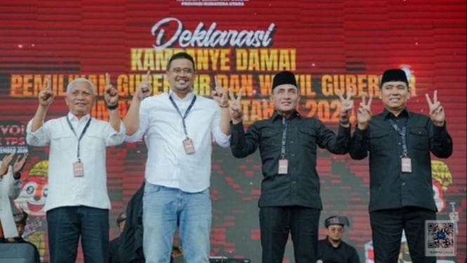 Calon Gubernur dan Wakil Gubernur Sumut.