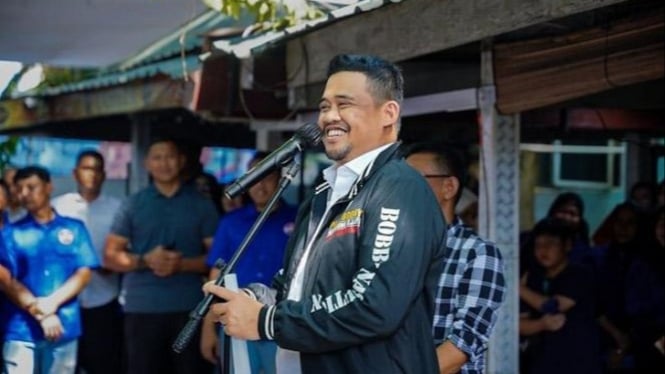 Calon Gubernur Sumut nomor urut 1, Bobby Nasution.