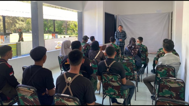 Polbangtan Kementan beri pelatihan barista di Rindam Iskandar Muda.